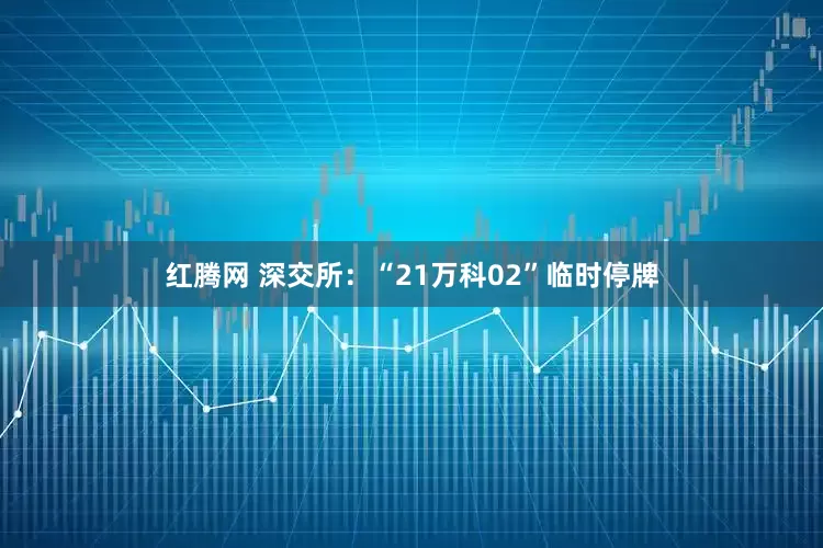 红腾网 深交所：“21万科02”临时停牌